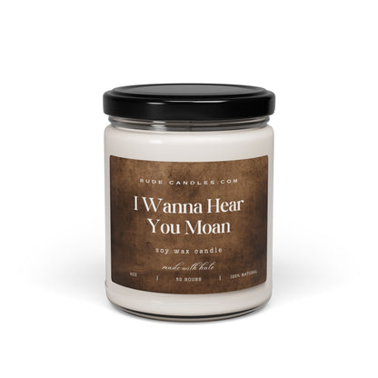 I Wanna Hear You Moan 9oz Soy Candle